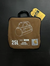 Carhartt 25L Classic Round Duffel Bag CB0444 - Carhartt Brown - SAME DAY SHIP!