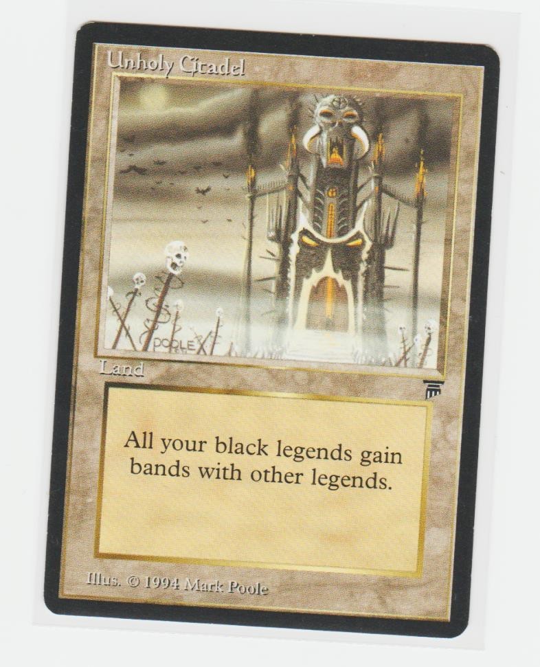 Magic the Gathering ~ MTG ~ 1x Unholy Citadel ~ LEGENDS ~ M/NM