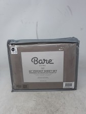 Bare Home 22" Extra Deep Pocket Sheet Set Double Brushed Microfiber