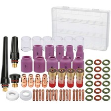TIG Welding Torch Accessory Kit 63 Pieces