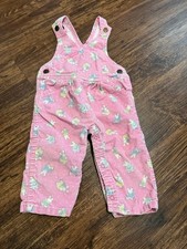 Vintage 90s Oshkosh Bunny Corduroy Overalls 18 Month