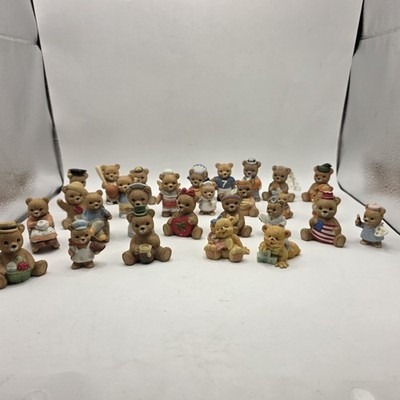 Large Lot 29 HOMCO Teddy Bear Figurines - Various Series & Occupations - Vintage
