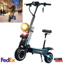 Electric Scooter With Seat Offroad Escooter Dual Motor 6000W E Scooter Commute