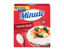 Minute White Rice, Instant White Rice for Quick Dinner Meals, 72-Ounce Box