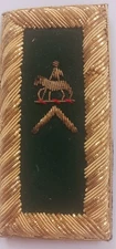 Knights Templar Generalissimo Shoulder Board, hook & loop backed