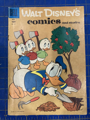 1956 Dell Comics Walt Disney's Comics and Stories Vol 16 #7 (187) FM+