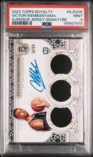 2023-24 TOPPS ROYALTY VICTOR WEMBANYAMA SUPERIOR RPA ROOKIE AUTO /99 PSA 9 POP 2