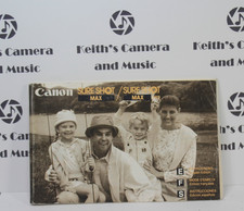 Canon Sure Shot  Max 35mm film Camera Instruction Book Owners Manual Guide