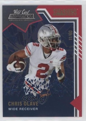 2021 Alumination NIL Collegiate Edition Smashing Blue 11/60 Chris Olave 12zb