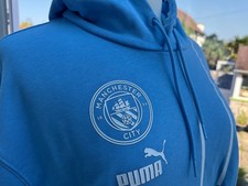 Manchester City men's XL Puma hoodie sweatshirt 24-25 season