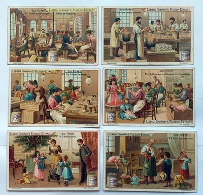komplette Liebig Serie A 470 / S 612 "Die Puppe" - 1900 - Bild 1 von 2
