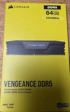 CORSAIR VENGEANCE 64GB (2 x 32GB) PC5-41600 (DDR5-5200) 