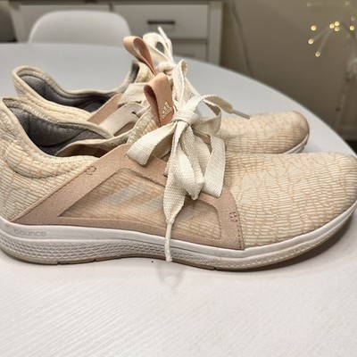 Adidas Edge Lux Outdoor Running Training Sneakers Women's Size 10 beige 