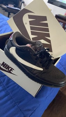 Size 9 - Travis Scott x Air Jordan 1 Retro OG SP Low Velvet Brown