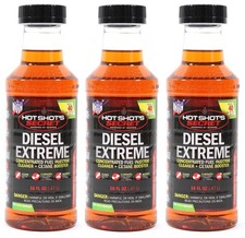 3 Pack Hot Shots Diesel Extreme Fuel Additive 16oz Powerstroke Cummins Duramax