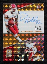 2019 Spectra Illustrious Legends Neon Orange Prizm 8/10 Dante Hall Auto 06bg