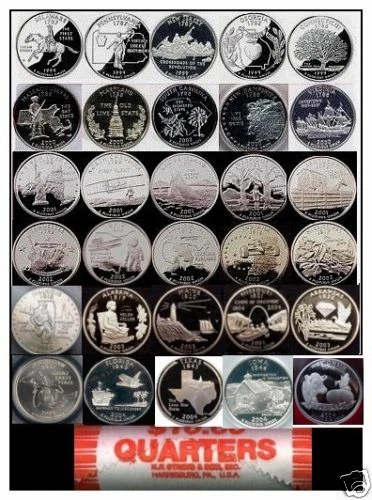 1999-2009 P&D SET COMPLETE 112 COINS BU STATE QUARTERS