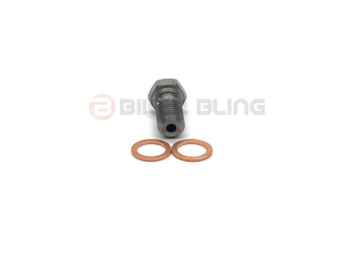 1x Honda CB750F Seven Fifty 1991-2003 stainless steel brake banjo bolt washers - Picture 22 of 24