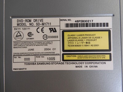 TOSHIBA 12X 48X SCSI DVD-ROM Drive.