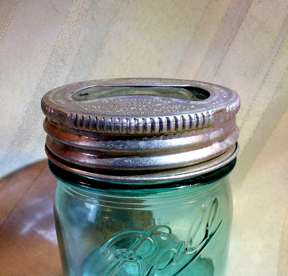 ball-half-pint-blue-mason-jar-antique-presto-canning-glass-lid-free