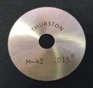Thurston Jewelry 1-5/8 x 0.015x 9/32 120T Slitting Slotting Saw 