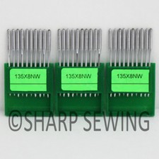 30 ORGAN 135X8 NW 22 LEATHER POINT INDUSTRIAL SEWING MACHINE NEEDLE DPX8 135X7