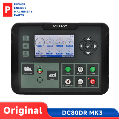 Genuine Mebay DC80DR MK3 Diesel Generator Controller Module LCD Display RS485