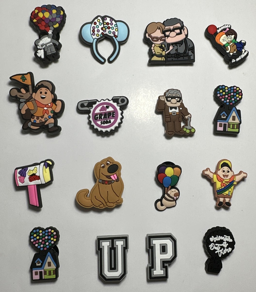 Disney croc charms disney pixar Up Characters 16pc Set New Read  Description