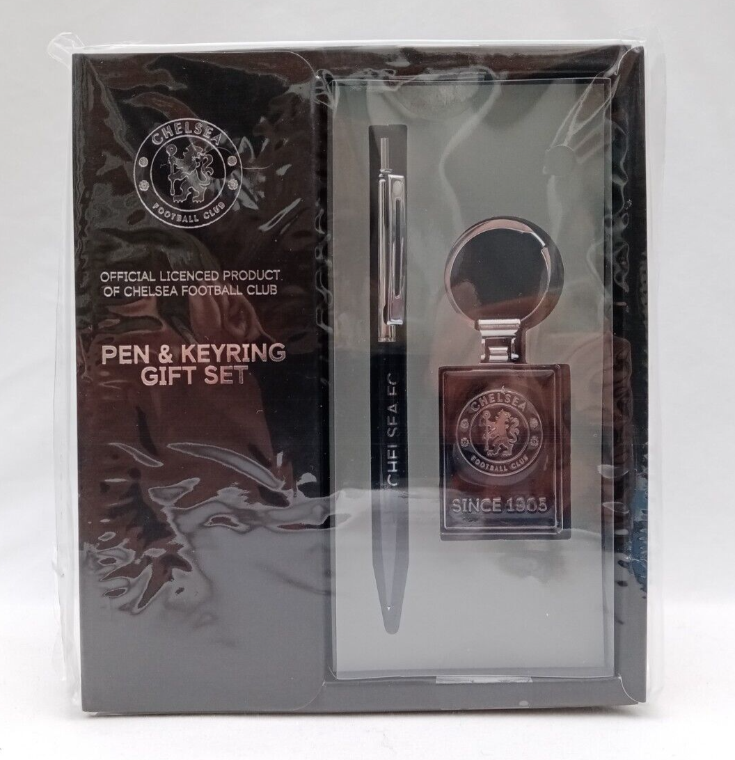 Chelsea F.C. Official Pen And Keyring Set - Lightweight Gift For Soccer Fans