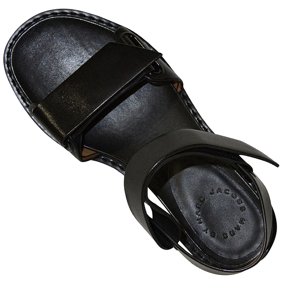 Marc by Marc Jacobs "STREET STOMP" sandali taglia size 40  uk size 7 black. - Immagine 3 di 4