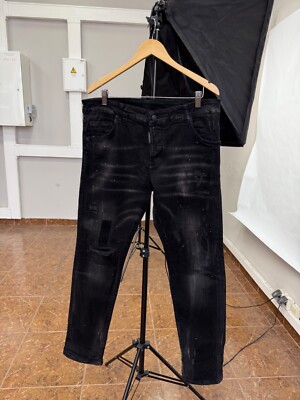 🇮🇹 Y2K Dsquared2 Punk Jeans Made in Italy Rare Retro Hype size