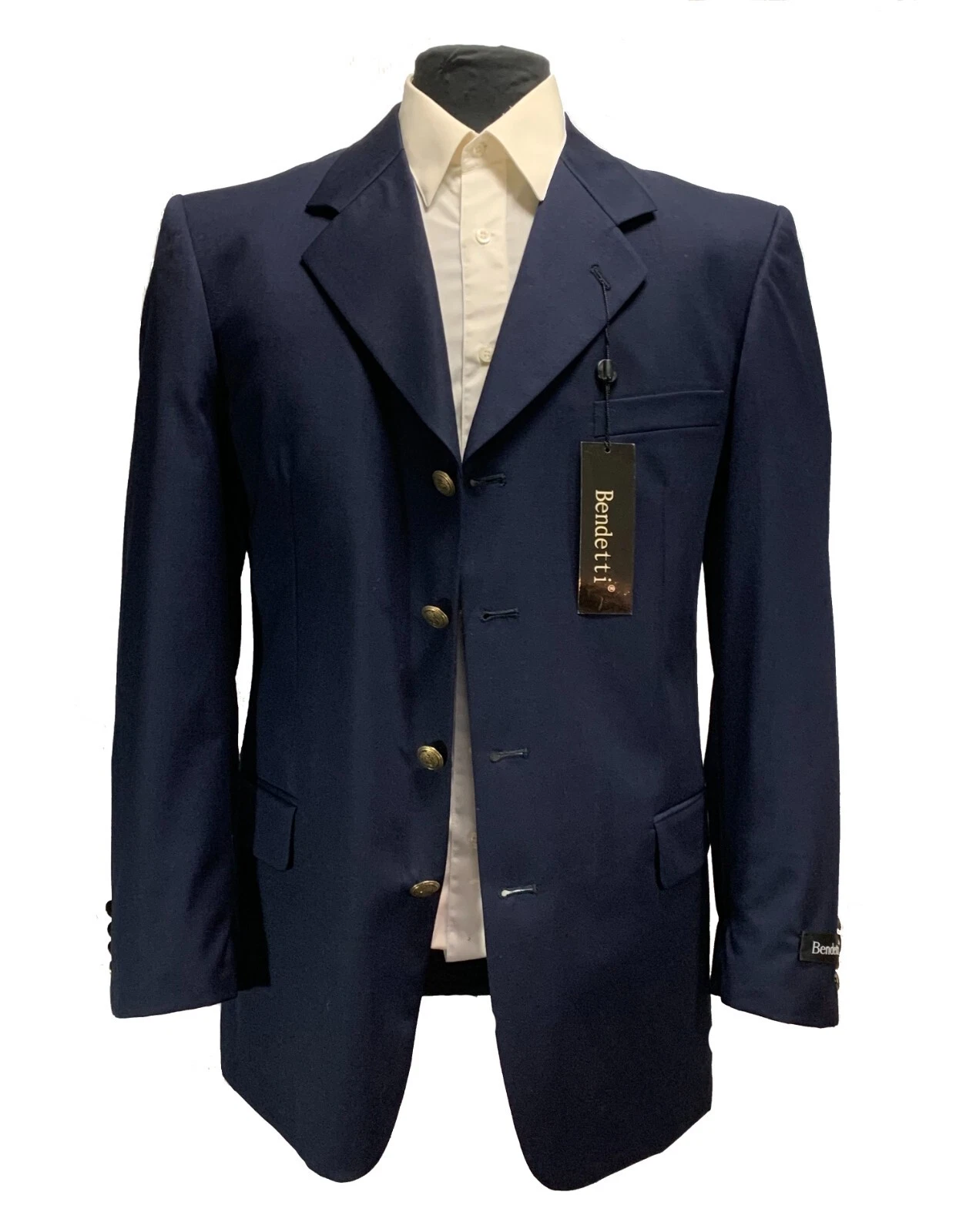 BENDETTI ITALIAN BLAZER - VIRGIN WOOL NAVY 4B - 42R, 44R