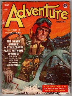 Adventure Jul 1952 Monroe Eisenberg Cvr; Steve Frazee; Walt Woestman