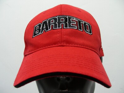 BARRETO - Red - One Size Adjustable Baseball Cap Hat!
