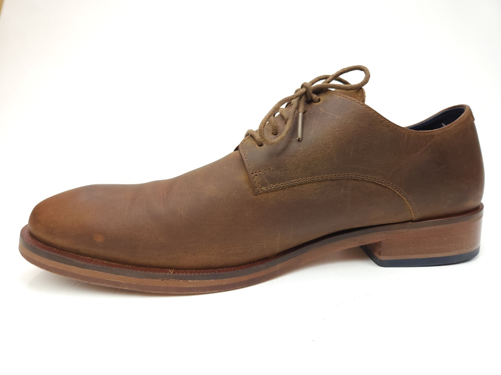 SAOLA Scarpe eleganti stringate Cole Haan C21117 da uomo in pelle marrone taglia US 10 M
