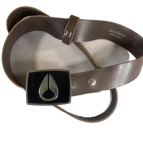 Belt Buckle Nixon Logo Rindleder Belt 42”