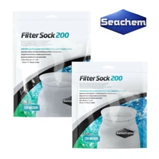 Seachem Welded Filter Sock 200 Micron with Plastic Collar 