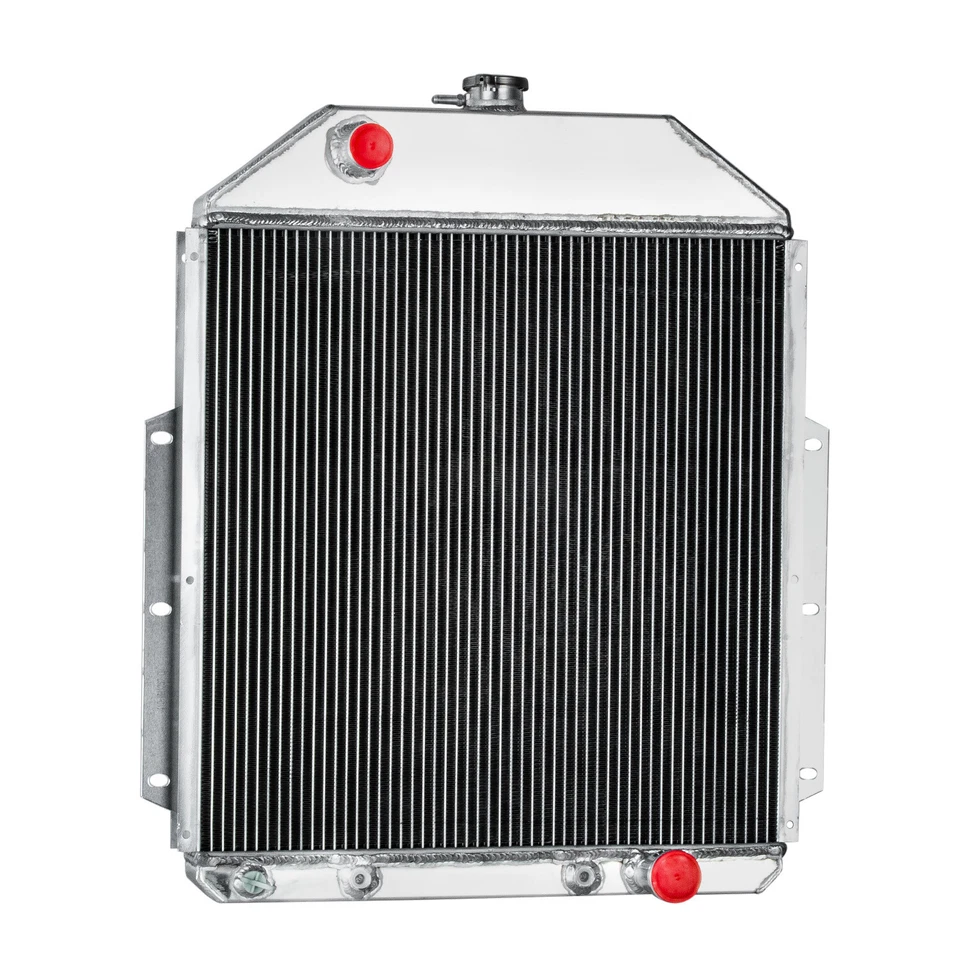 4Row Radiator For 42-52 1949 Ford F1 F2 F3 F4 Pickup Sedan Delivery 3.7L 3.9L AT - Image 2 of 4