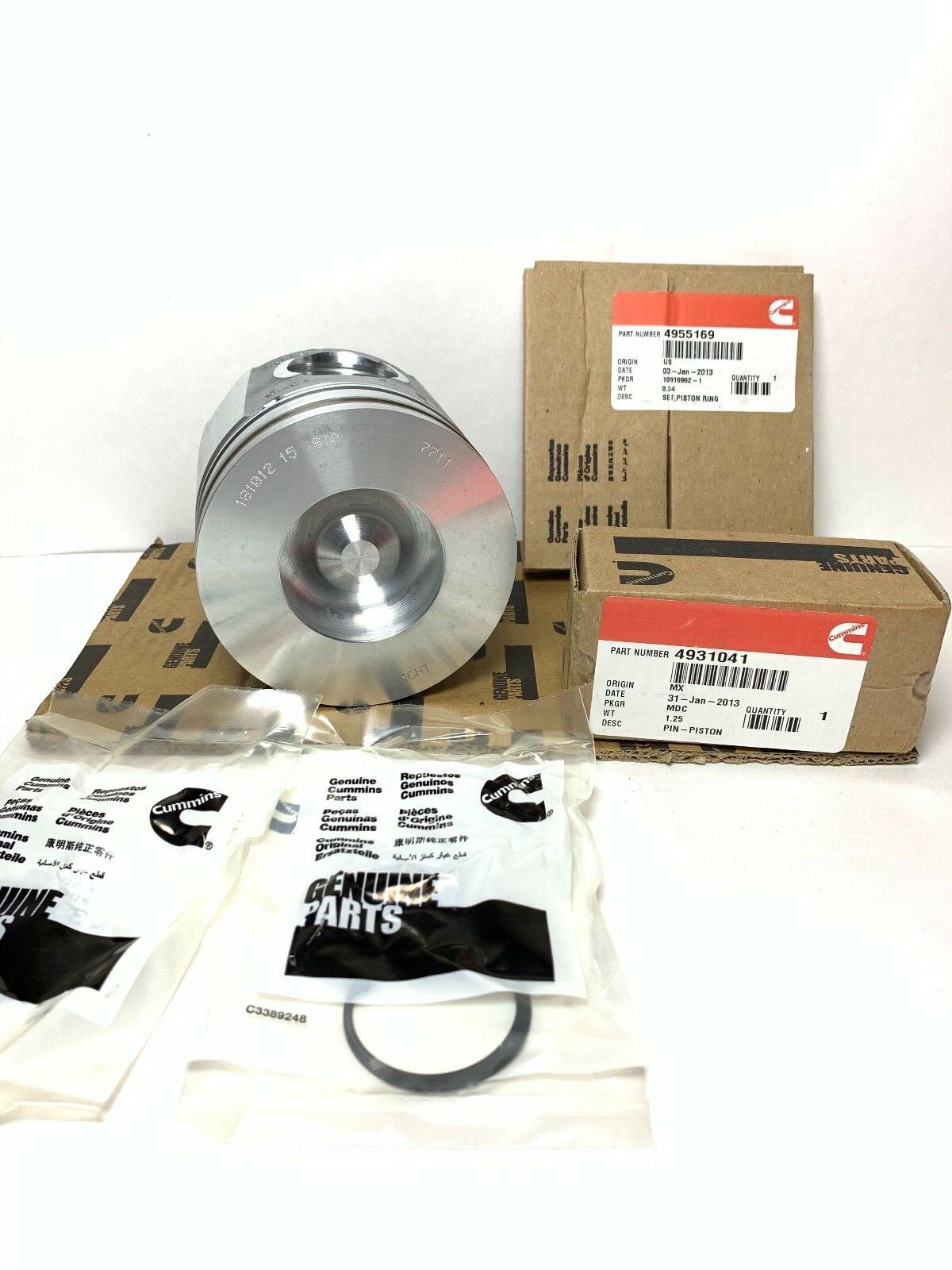 Cummins KIT,ENGINE PISTON 4955463 | eBay