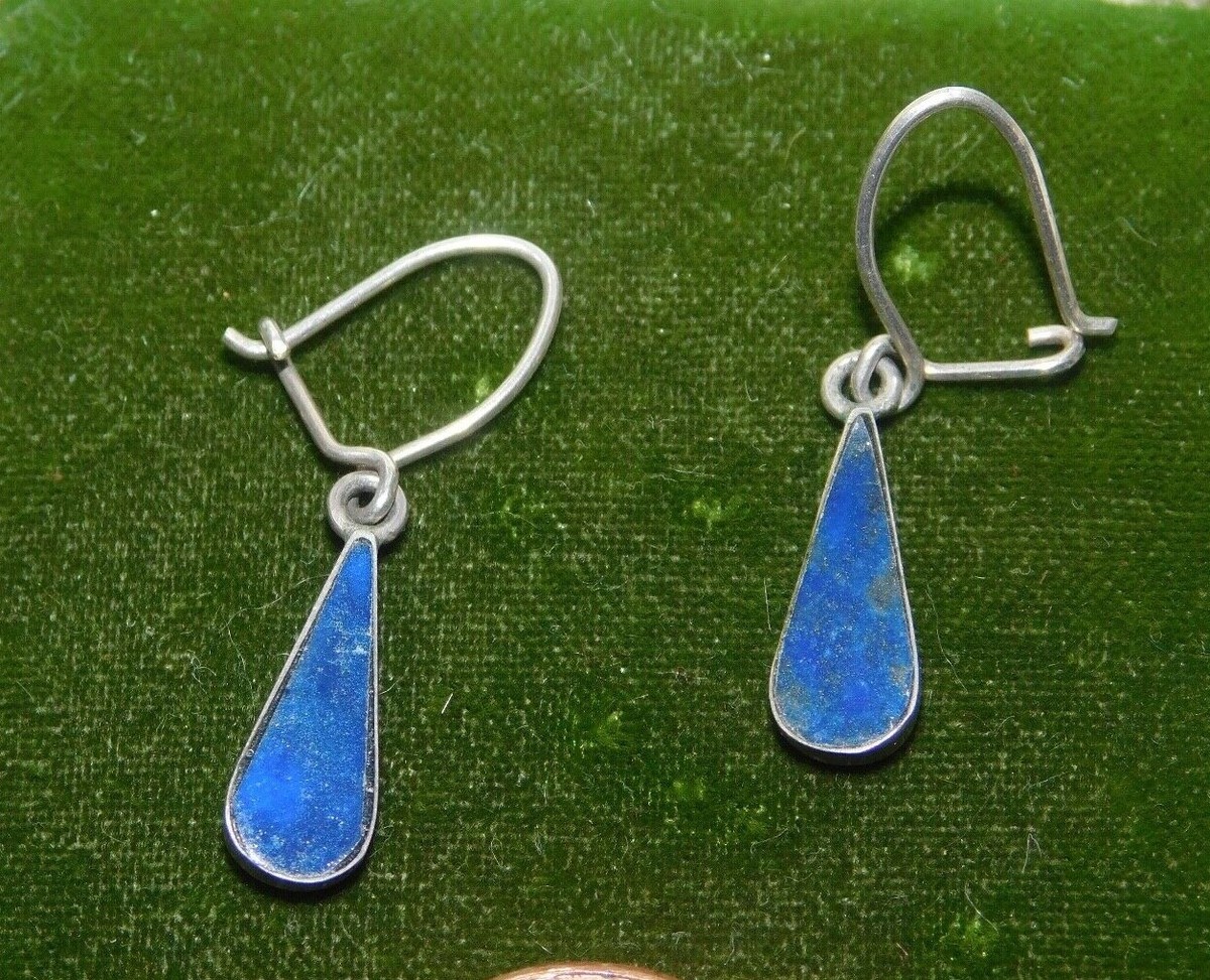 Lapislazuli Orecchino A Goccia In Oro 18 Kt | Eredi Jovon Venezia - Foto 8