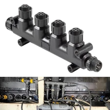 4-Port NMEA 2000 N2K MultiPort T-Connector for Garmin Lowrance Simrad B&G Navico