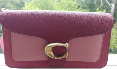 coach tabby deep red