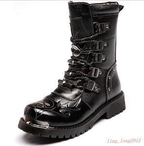 mens black gothic boots