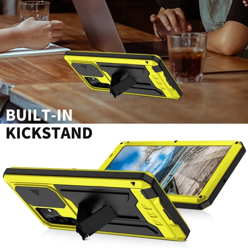 For Samsung Galaxy S25 Ultra /Edge Full Body Metal Case Stand Camera Lens Cover - Picture 48 of 52
