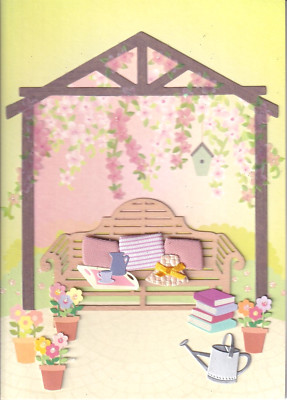 PAPYRUS MOTHERS DAY CARD NIP (MSRP $9.95) GAZEBO CARD (P18)