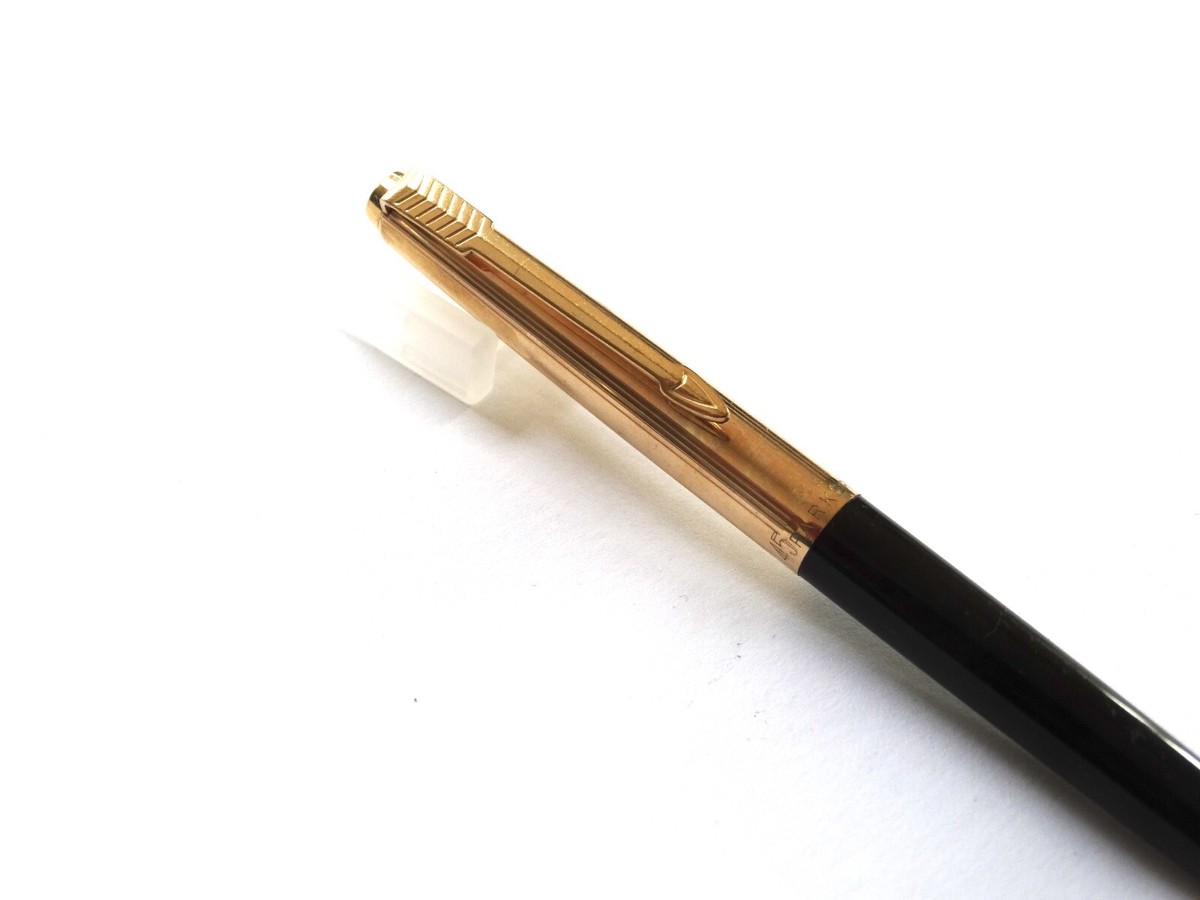 PARKER 45 VINTAGE GOLD FILLED TOP MECHANICAL PENCIL IN BLACK