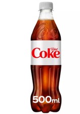 Diet Coke 24 x 500ml Bottles Pop  Full Case Free Delivery