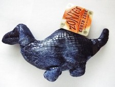 RUSS ZONIES EARTH ZONE PLATO BRONTOSAURUS DINOSAUR BEAN BAG TOY - BORN 10/12/96