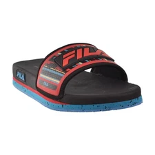 Fila Lunar Men's Slide Sandals Black-Capri Breeze-Fila Red 1SM01568-028