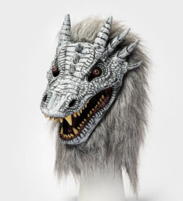 Kids' Dragon Mask Halloween Costume Gray Headpiece Hyde and Eek